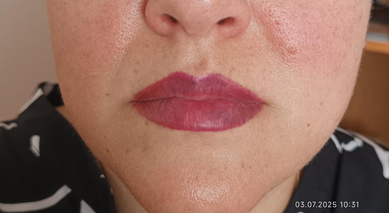 Перманентний макіяж губ, акварель, помадна техніка фото 3