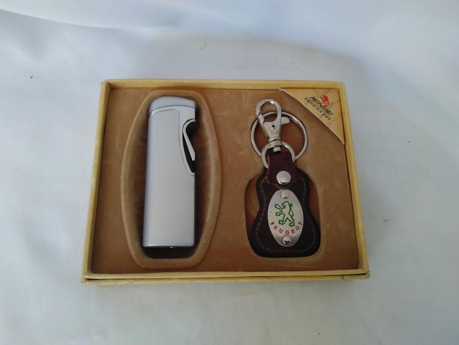 Набор подарочный новый зажигалка газовая брелок в фото 2