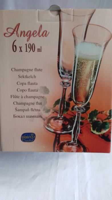 Набір келихів для шампанського Bohemia Angela 190 фото 9