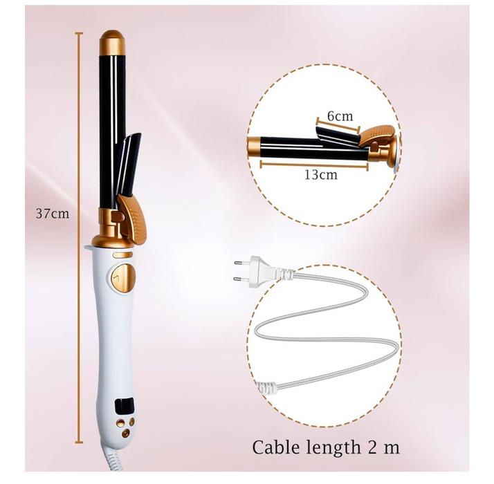 Автоматична плойка для волосся, керамічна обертова фото 7
