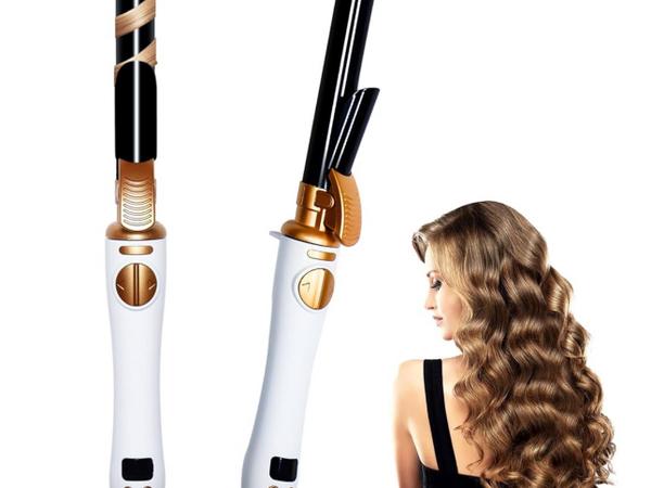 Автоматична плойка для волосся, керамічна обертова фото