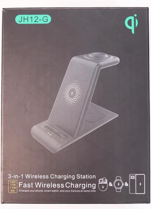 Бездротова зарядна станція 3в1 фото 2