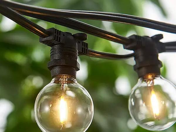 Гірлянда вулична в ретро стилі 6 та 7,5 м фото