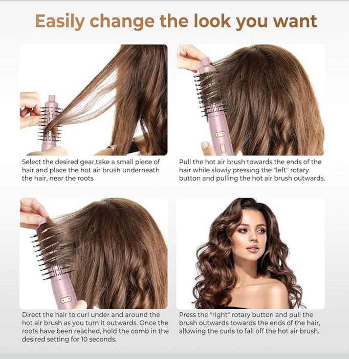 Плойка зі змінними насадками для завивки 5в1 фото 3