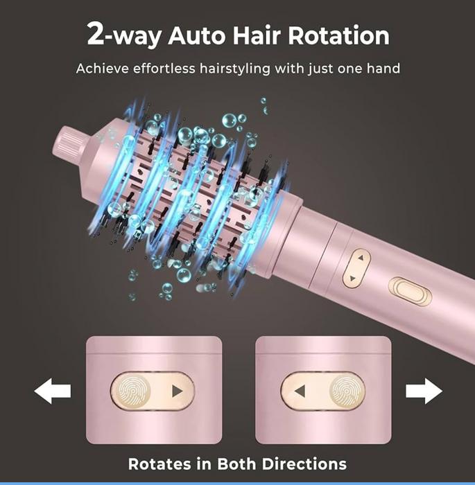 Фен з круглою щіткою, автоматична плойка 3в1 фото 2