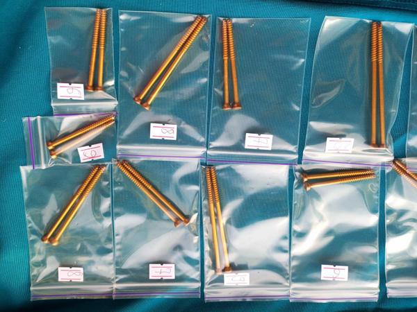 Кісткові ортопедичні гвінти. фото