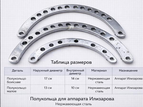 Полу кольца для аппарат Илизарова. Цена 650 грн фото