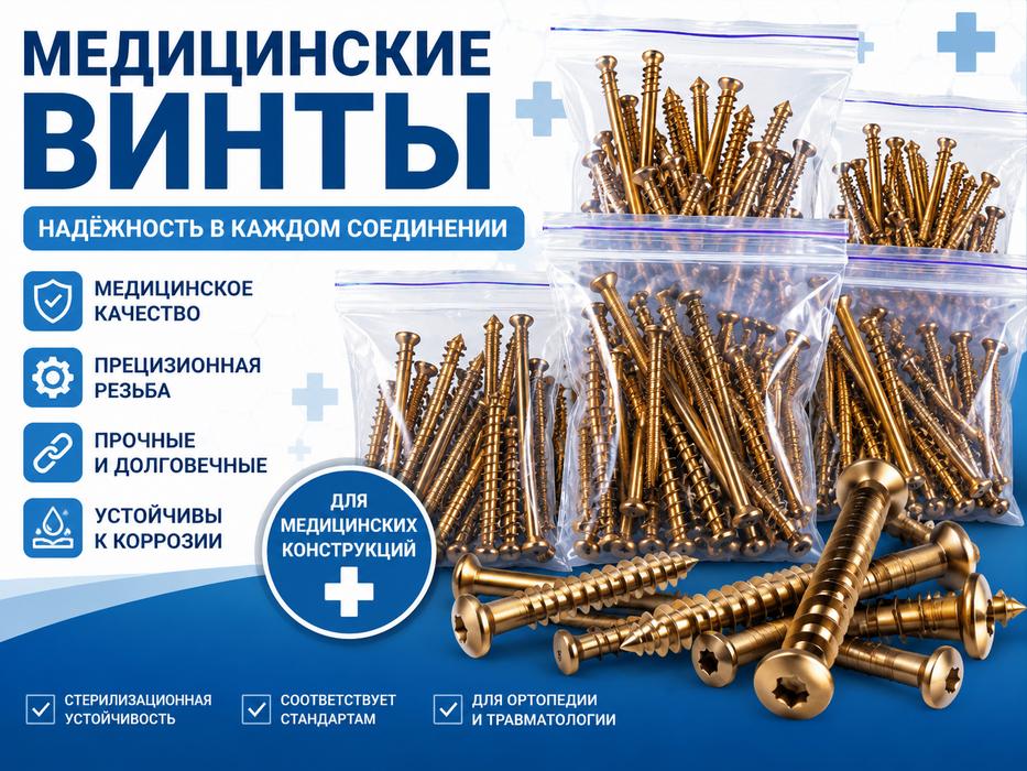 Медицинские винти под заказ. photo 1