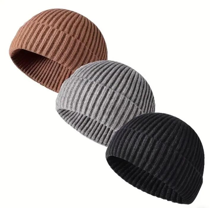 Новая черная шапка-бини, унисекс фото 1