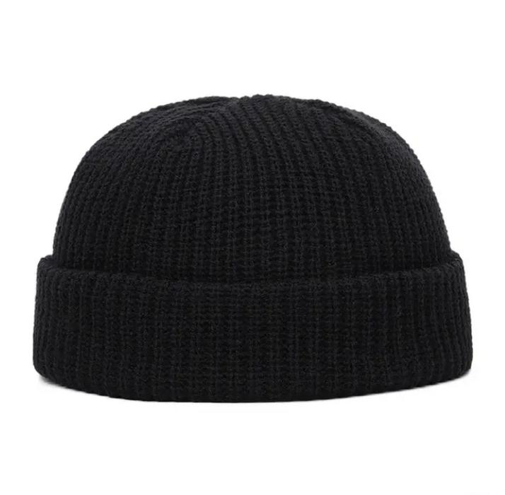 Новая черная шапка-бини, унисекс фото 5