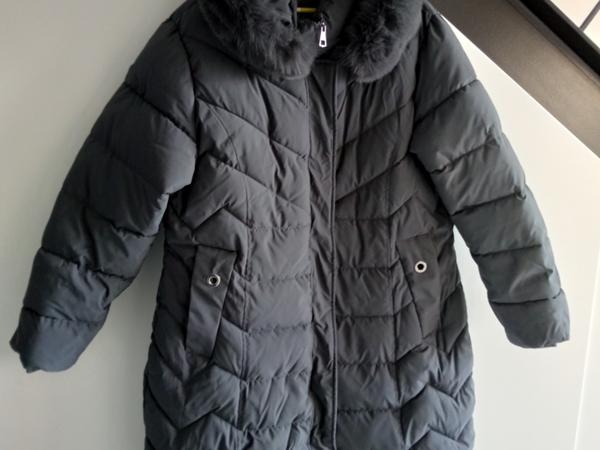 Зимове пальто пуховик фото