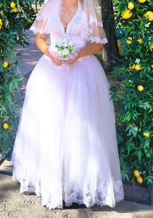 Ніжна весільна сукня, як із казки фото 1
