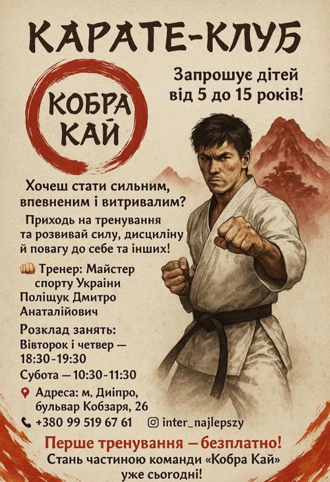 Набір дітей з 5 до 15 років в секцію карате photo 1