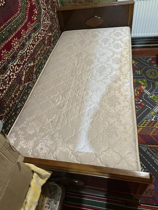 Продам кровать з ортопедичним матрацом фото 1