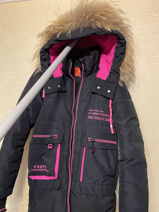 Зимова куртка для дівчинки фото 1
