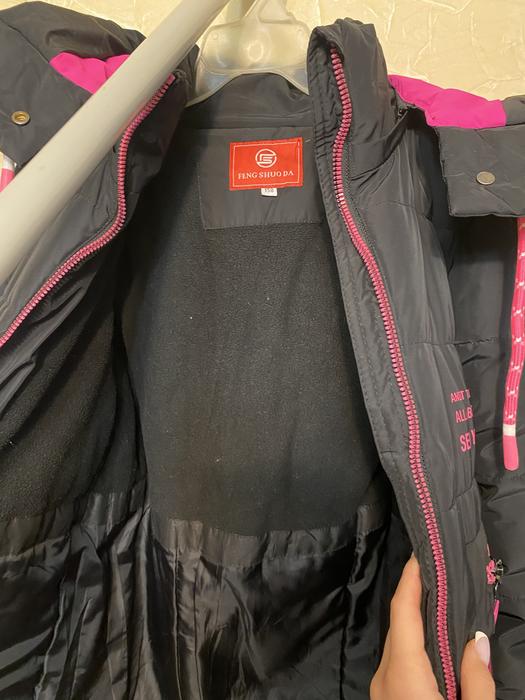 Зимова куртка для дівчинки фото 2