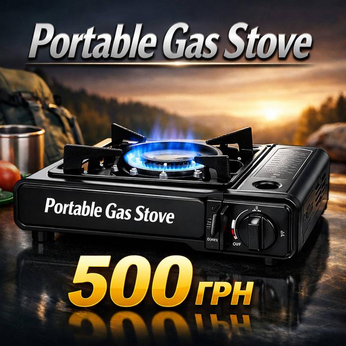 Газовая плитка туристическая. photo 1