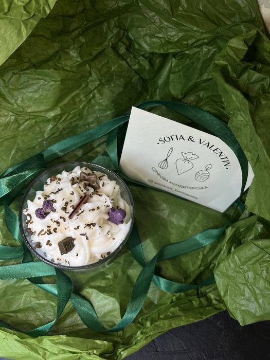 Соєва свічка десерт фото 1