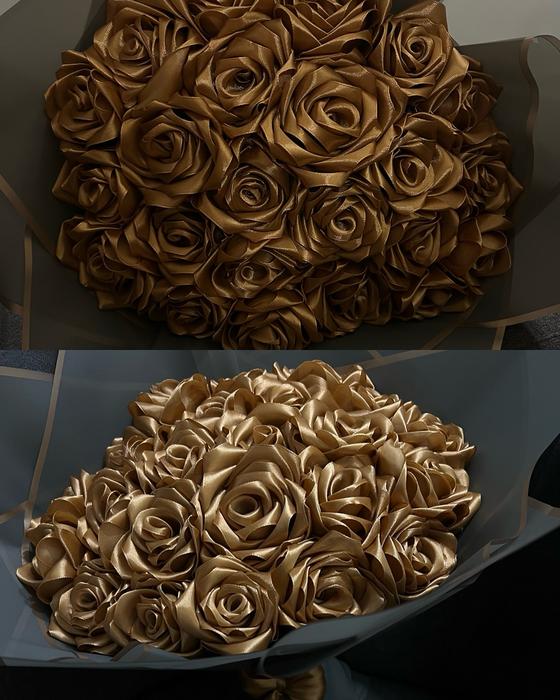 Букети з атласної стрічки фото 3