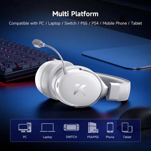 Навушники Mchose V9 Pro Sky White photo 1