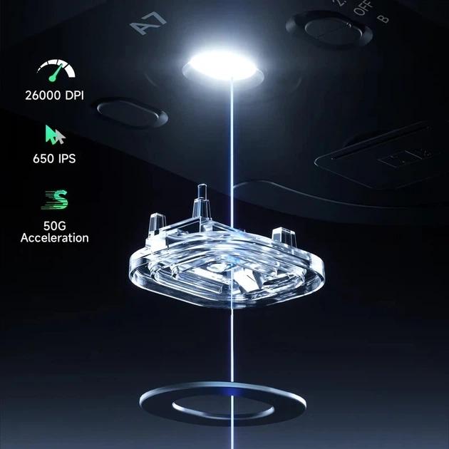 Миша MCHOSE A7 Pro Black photo 2