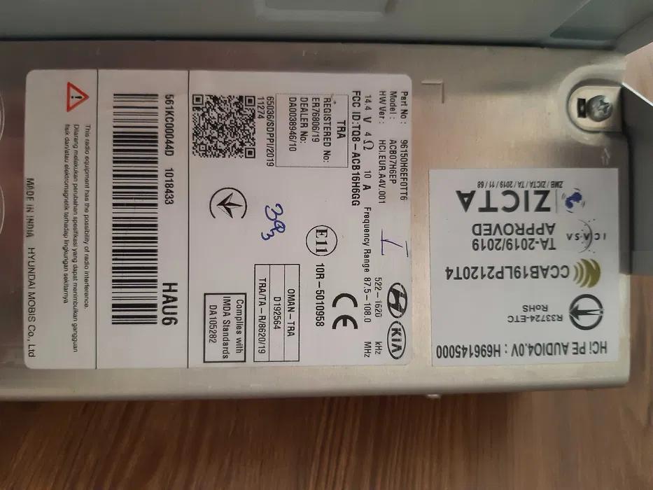 Магнитола штатная Hyundai Accent 2021 г. photo 3