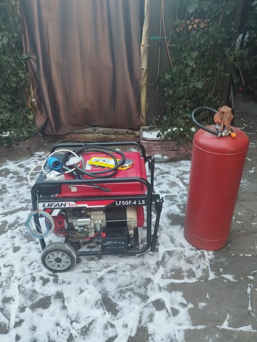 Генератор газ-бензин 5 кВт с коробкой,баллоном про photo 2