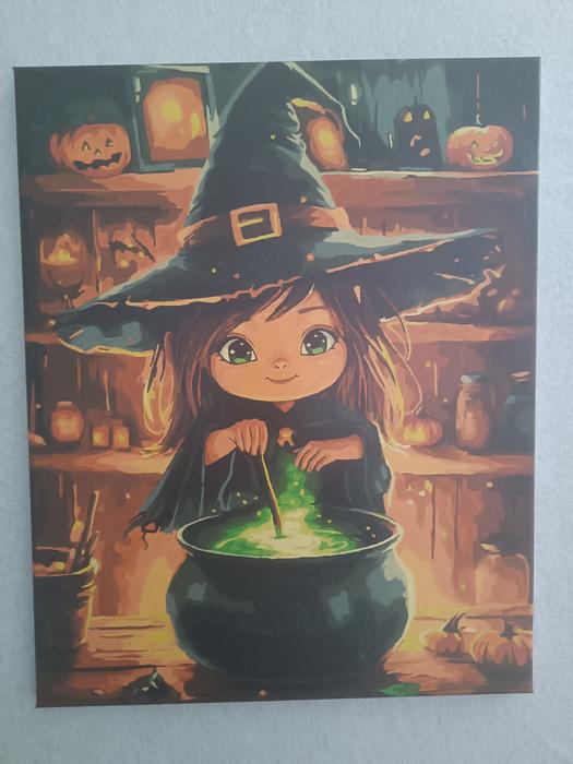 Картина,розмальована по номерам фото 1