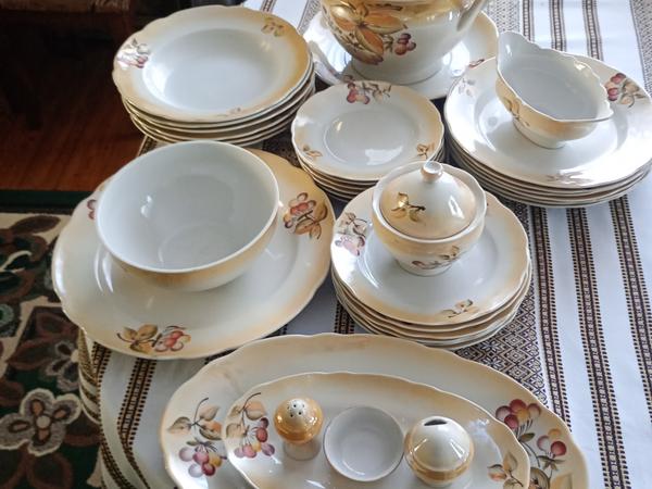 Вінтажний столовий сервіз на 6 персон не вживаний photo