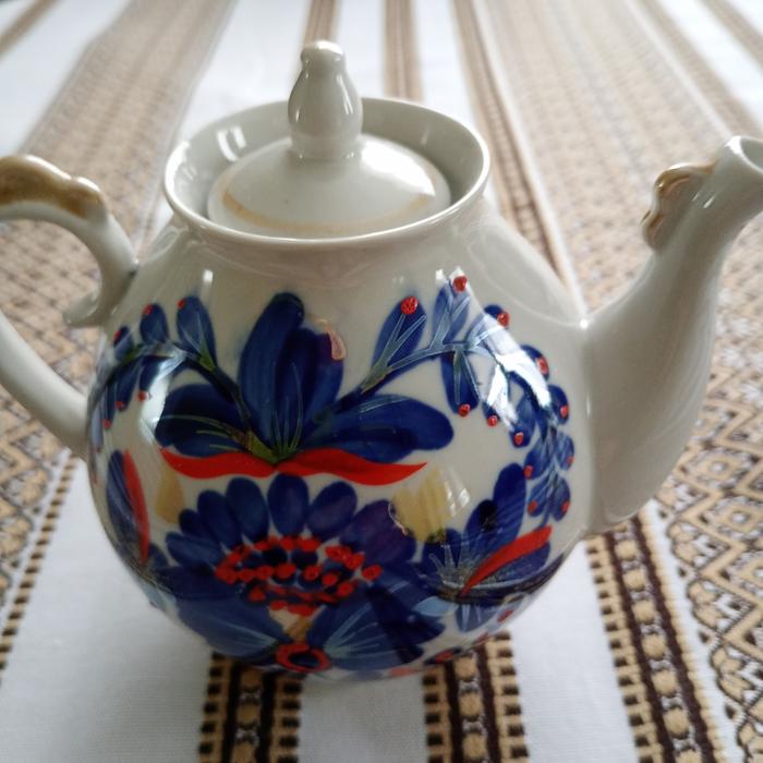 Вінтажний набір із двох чайників photo 3