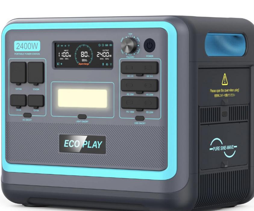 🆕 Зарядна станція EcoPlay P2400 2048Wh фото 6