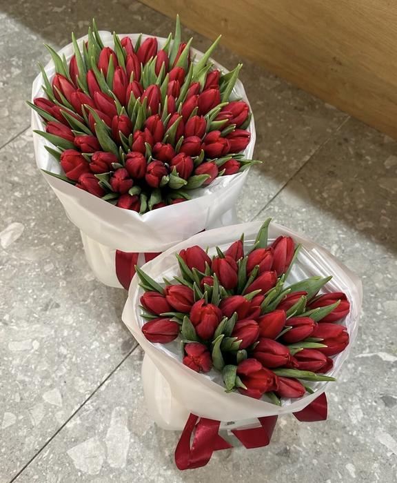 Квіти , тюльпани , 14 лютого , день закоханих photo 1