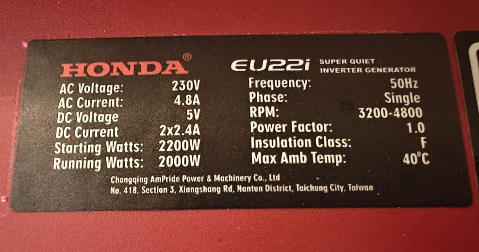 Инвекторный генератор honda eu22i фото 4