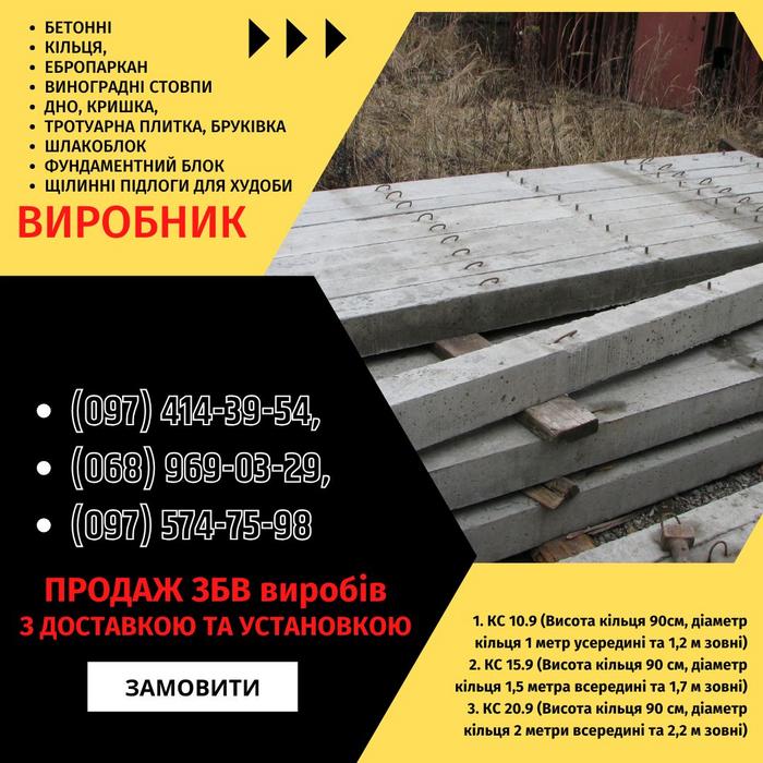 Залізобетонні кільця | Європаркан | Металовироби — фото 4