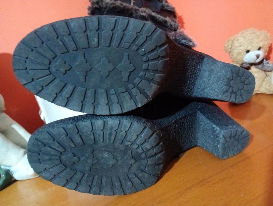 Чоботи жіночі Graceland зимові чорні з хутром розм фото 9