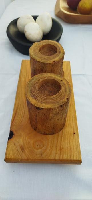 Свічник дерев'яний photo 1