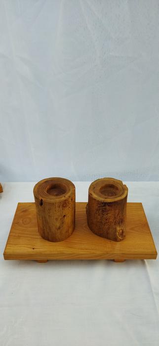 Свічник дерев'яний photo 3
