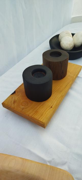 Свічник дерев'яний photo 4