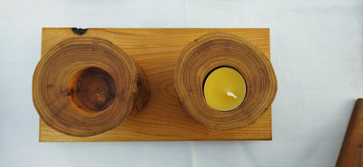 Свічник дерев'яний photo 6