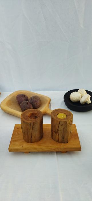 Свічник дерев'яний photo 9