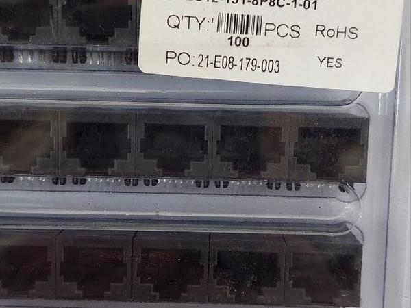 Роз'єм RJ45 кутовий на плату L-KLS12-151-8P8C photo