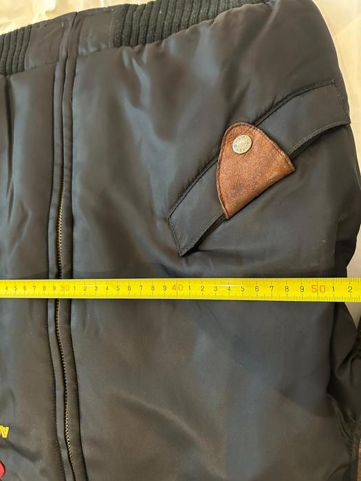 Шкіряна куртка Avirex USA 🇺🇸 з хутром із овчини фото 9