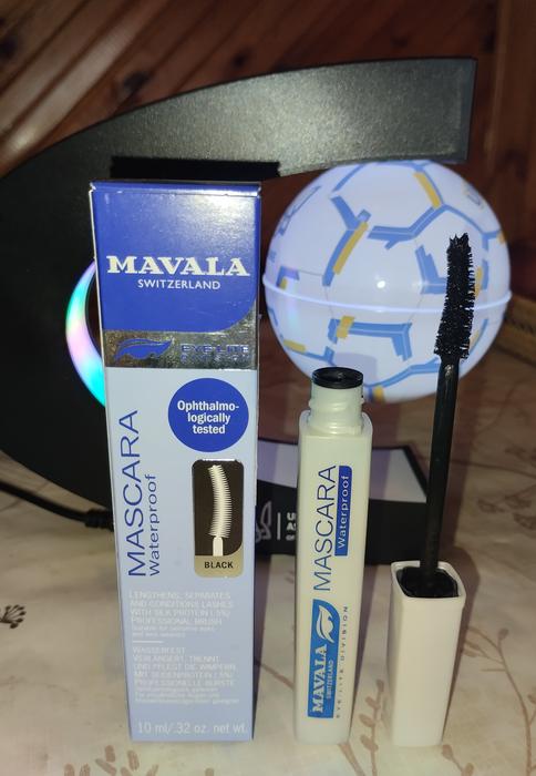 Тушь для ресниц водостойкая "Mavala" чёрная фото 1