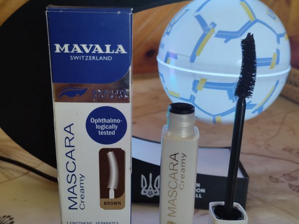 Тушь для ресниц "Mavala" коричневая кремовкя фото