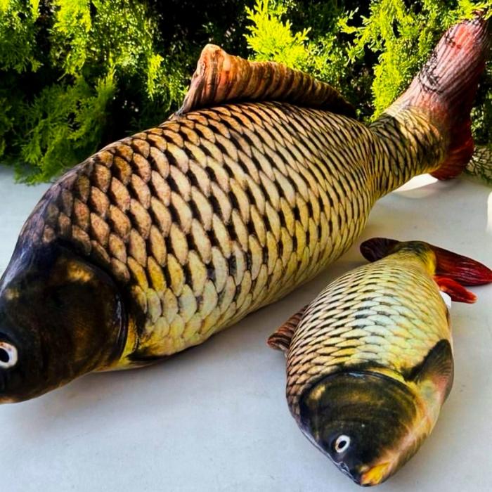 Подушка игрушка антистресс рыба Карп photo 1