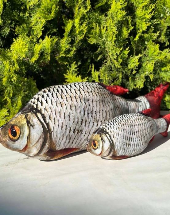 Подушка игрушка антистресс рыба Карп photo 4