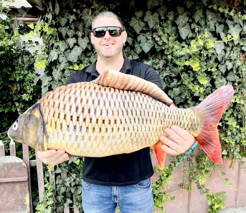 Подушка игрушка антистресс рыба Карп photo 8