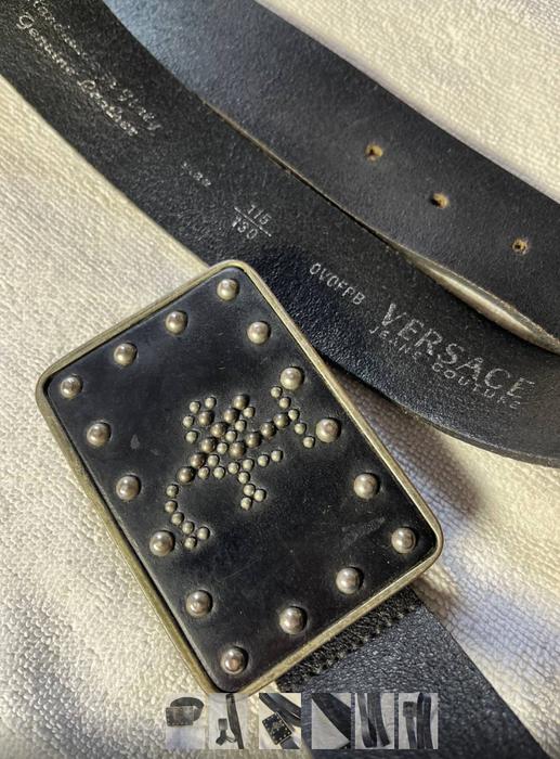 Versace Jeans Couture — оригинальный ремень с хара фото 3