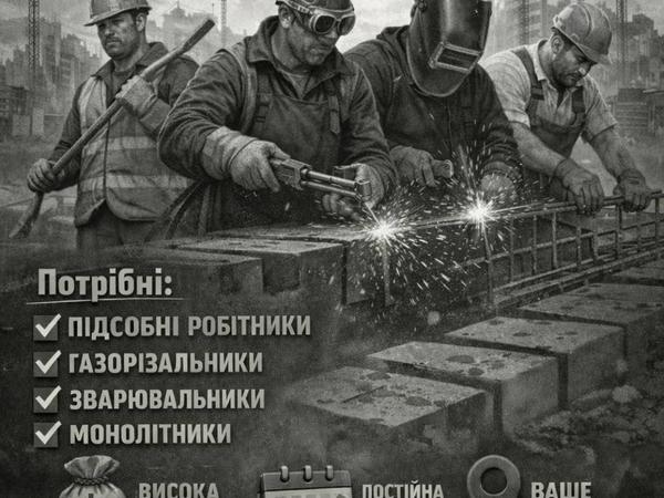 Робота на будівництві фото