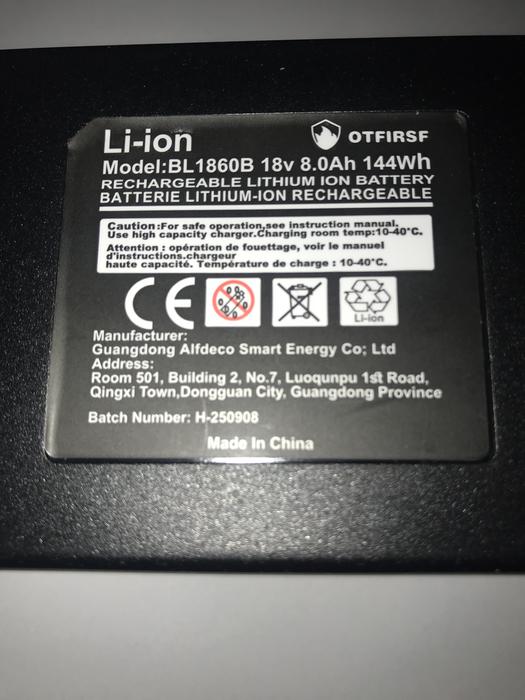 Продам Li-ion акумулятор 18  V 8,0 Аh  700,00 грн фото 2